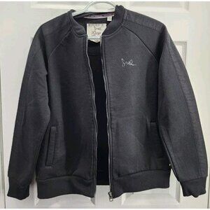 Triple Five Soul Textured Bomber Jacket Black XL